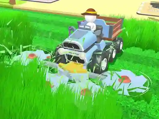 Gêm Crazy Lawn Mover ar-lein