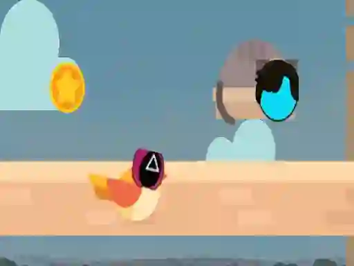 Gêm Squid Bird Jump 2D ar-lein