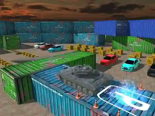 Gêm Tank Parking 3D Sim ar-lein