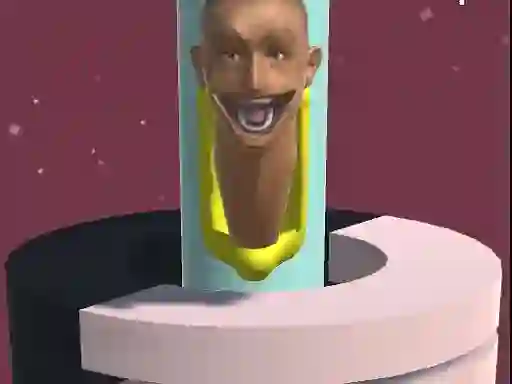 Gêm Helix Skibidi Toilet Jump ar-lein