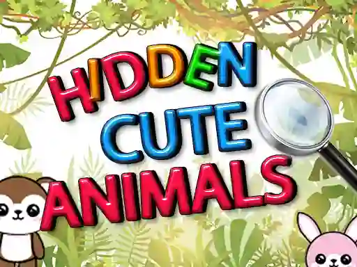 Gêm Hidden Cute Animals ar-lein