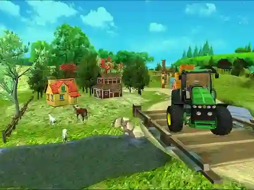Gêm Cargo Tractor Farming Simulation Game ar-lein