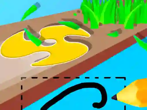 Gêm Scribble Grass Cutter ar-lein
