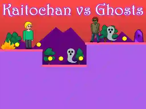 Gêm Kaitochan vs Ghosts ar-lein