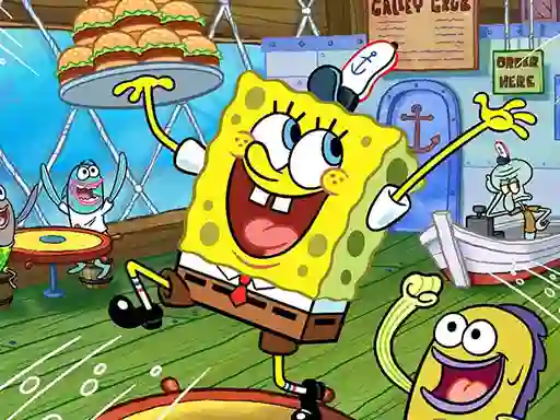 Gêm Sponge Bob Jigsaw Puzzle collection ar-lein
