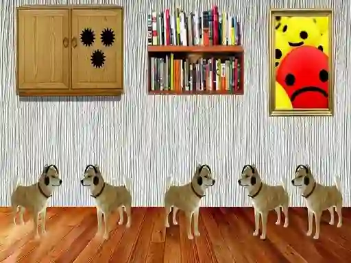 Gêm Dog Room Escape ar-lein