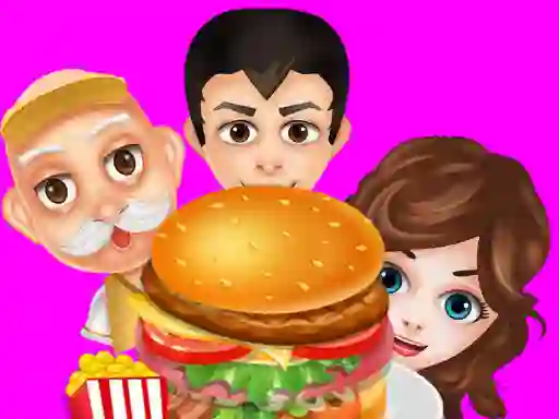 Gêm Buger Cooking Food Shop ar-lein