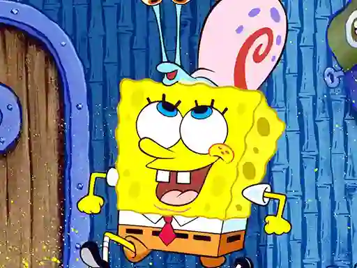 Gêm Sponge Bob Slide ar-lein