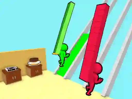 Gêm Burger Race ar-lein