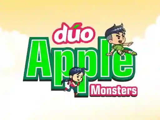 Gêm Duo Apple Monsters ar-lein