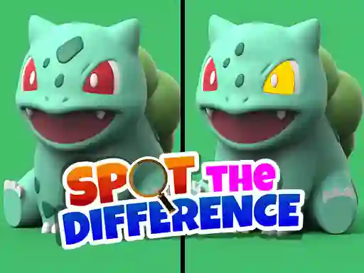 Gêm Pokimon Spot the differences ar-lein