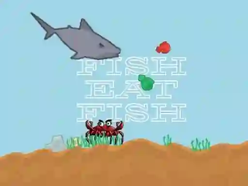 Gêm Fish eat fish 2 player ar-lein