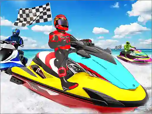 Gêm Water Boat Racing ar-lein