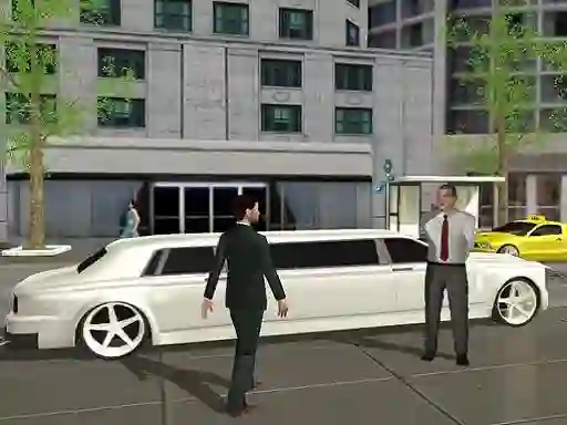 Gêm Limo Taxi Driving Simulator: Limousine Car Games ar-lein