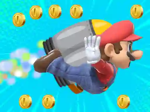 Gêm Mario Dash JetPack ar-lein