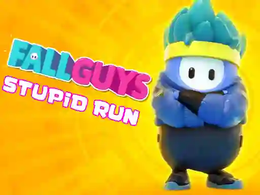 Gêm Fall Guys Stupid Run ar-lein