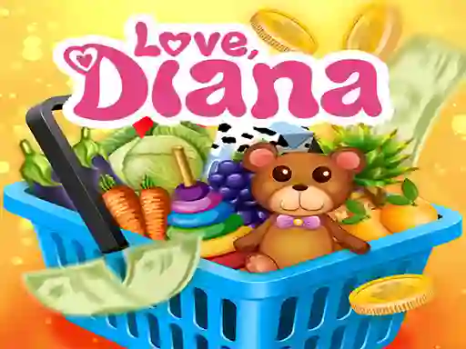 Gêm Diana & Roma shopping SuperMarket ar-lein