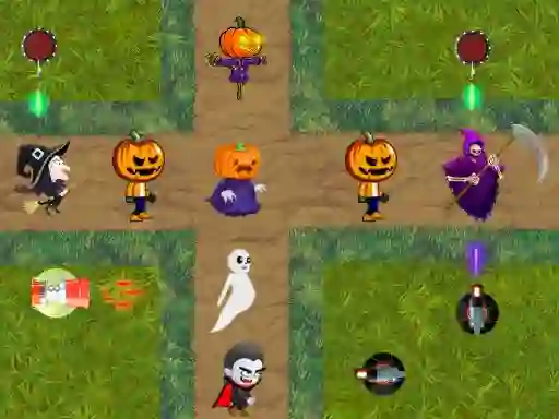 Gêm Halloween Ghouls ar-lein