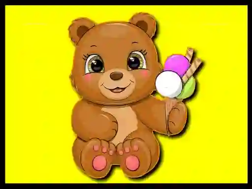 Gêm Cute Bear Memory ar-lein