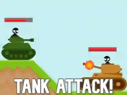 Gêm Stickman Tanks ar-lein