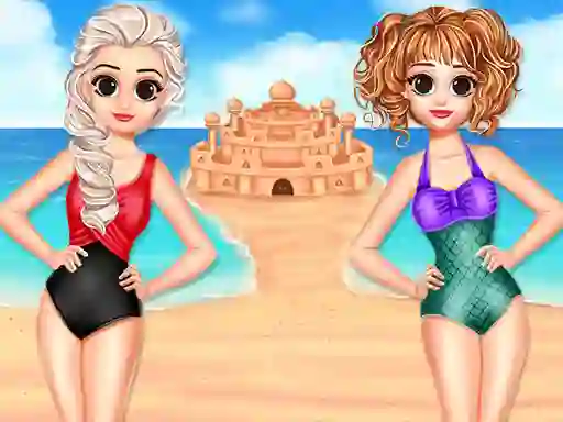 Gêm Princess Summer Sand Castle ar-lein