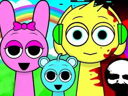 Gêm Sprunki X Granny Incredibox ar-lein