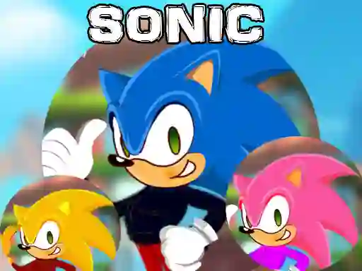 Gêm Sonic Dress Up ar-lein