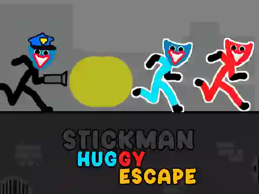 Gêm Stickman Huggy Escape ar-lein