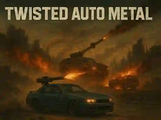 Gêm Twisted Auto Metal ar-lein