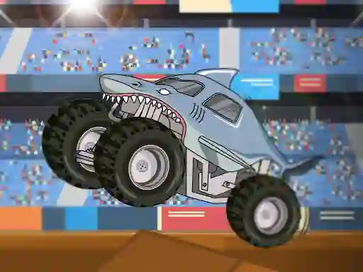Gêm Monster Truck Race Arena ar-lein