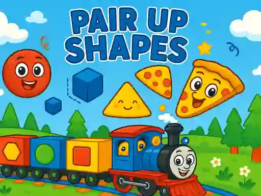 Gêm Pair Up Shapes ar-lein