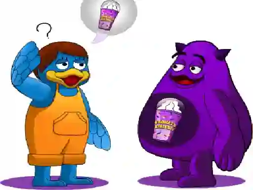 Gêm Grimace Monster Dop Story ar-lein