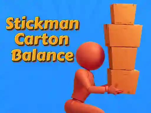 Gêm StickMan Cartoon Balance ar-lein