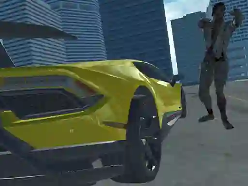 Gêm Supercars zombie driving 2 ar-lein