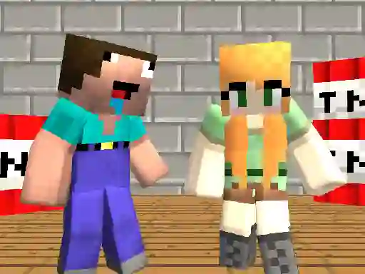 Gêm Bombercraft 3D ar-lein