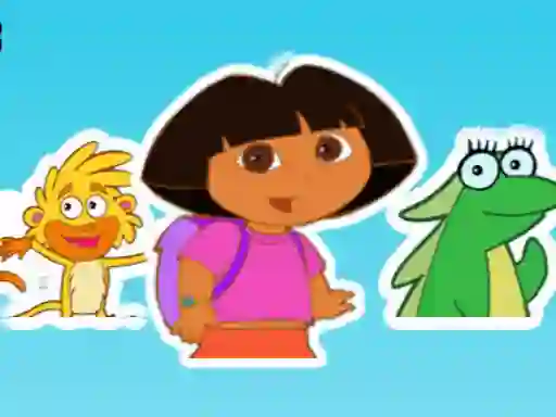 Gêm Dora Match3 ar-lein