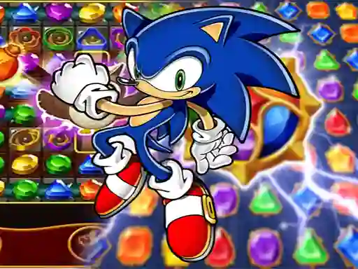 Gêm Sonic Gold Match 3 ar-lein