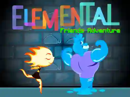 Gêm Elemental Friends Adventure ar-lein