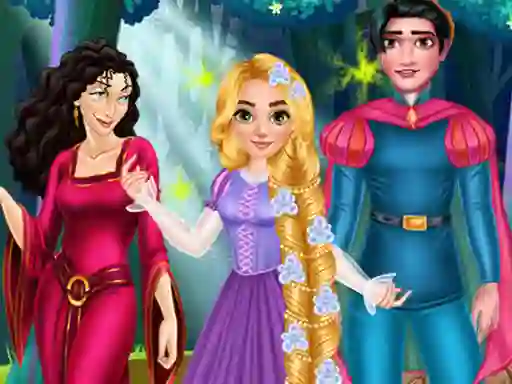 Gêm Long Hair Princess Tangled Adventure ar-lein