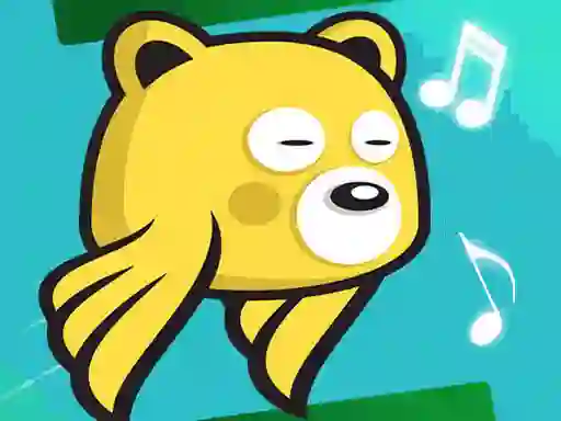Gêm Jumping Flappy Bear ar-lein