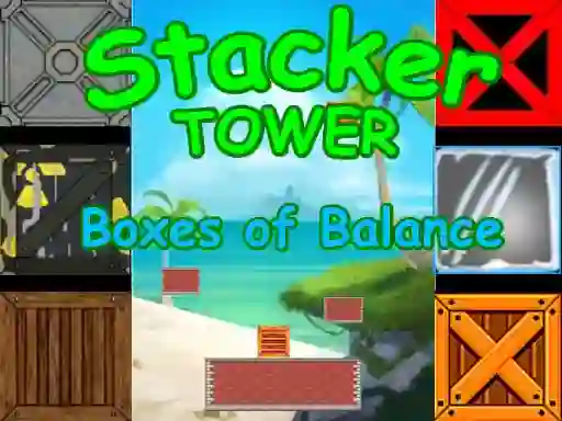 Gêm Stacker Tower Boxes of Balance ar-lein