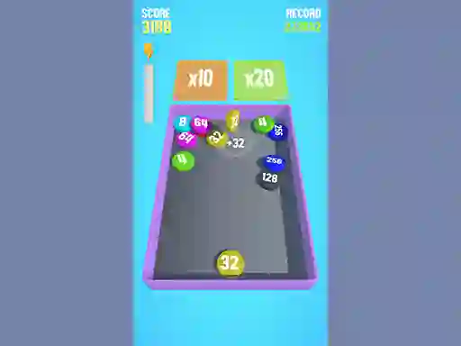Gêm Draughts 2048 ar-lein