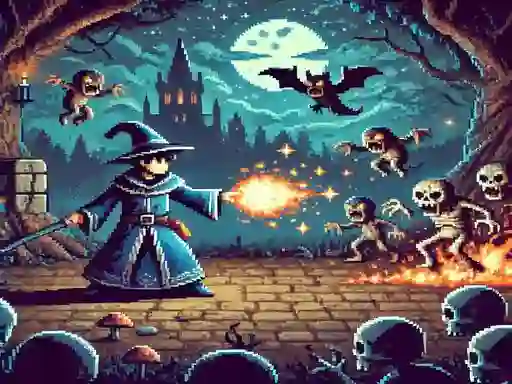 Gêm Pixel Wizard ar-lein