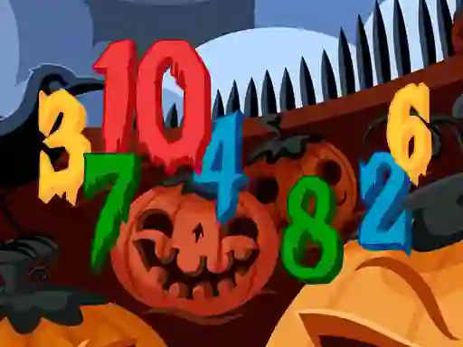 Gêm Halloween Hidden Numbers ar-lein
