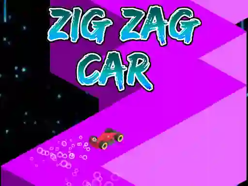 Gêm Zig Zag Car ar-lein