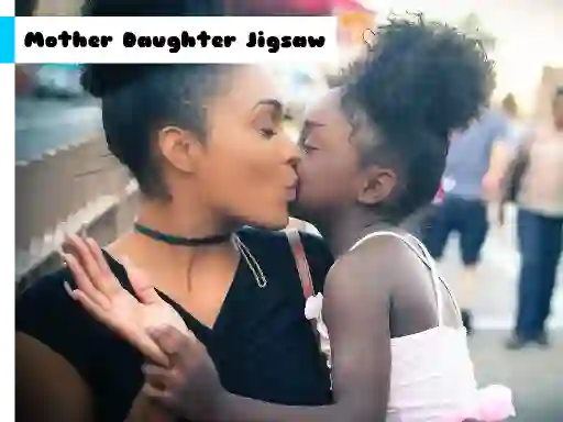 Gêm Mother Daughter Jigsaw ar-lein