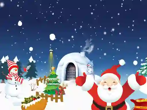 Gêm Happy Christmas Slide ar-lein