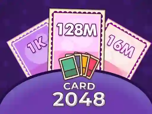 Gêm Merge Card 2048 ar-lein