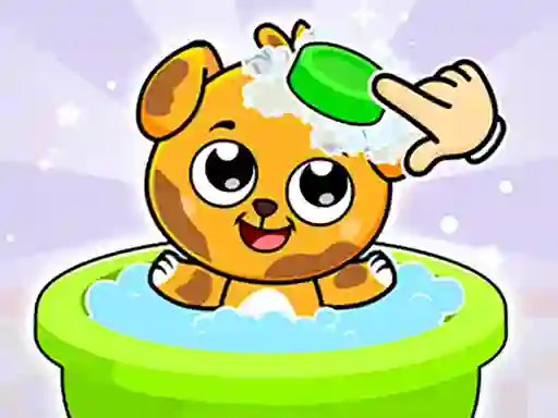 Gêm Cute Baby Pet Care ar-lein