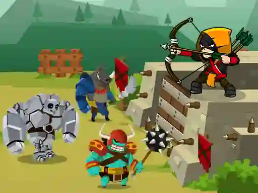 Gêm Fortress Defense ar-lein